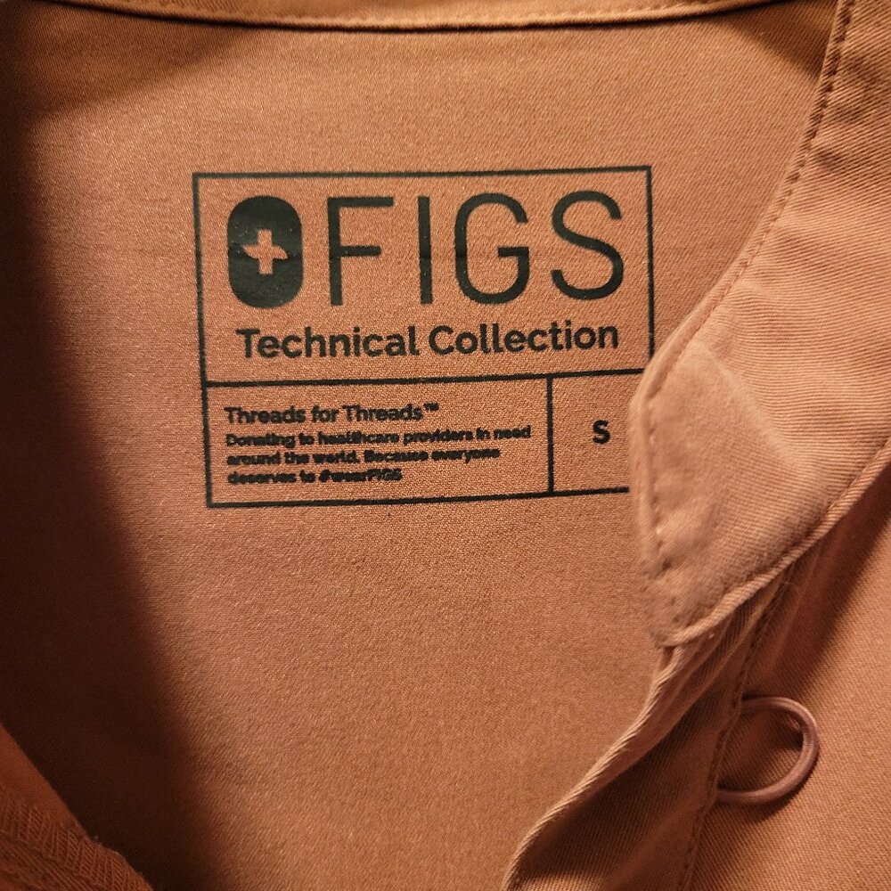 FIGS maternity scrub top